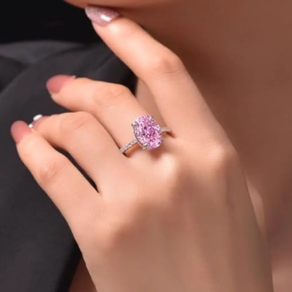 3ct Oval Sapphire Ring - Picture 5 of 14